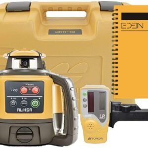 Topcon RL-H5A Self Leveling Horizontal Rotary Laser with Bonus EDEN Field Book, IP66 Rating Drop, Dust, Water Resistant, 800m Construction Laser, Includes LS-80L Receiver, Detector Holder, Soft Case