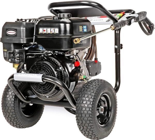 SIMPSON Cleaning PS60843 PowerShot 4400 PSI Gas Pressure Washer, 4.0 GPM, CRX 420cc Engine, Includes Spray Gun and Extension Wand