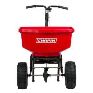 Chapin International 8303C Chapin 100-pound Professional SureSpread Spreader, 1, Red