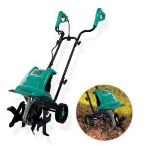 IncwBo Electric Garden Tiller Electric Cultivator 12 Inch Tilling Width 8-Inch Electric Tiller 10.5 Amp Tiller for Garden Yard