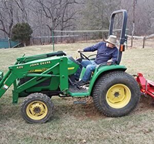 Farmer Helper 48" Tiller Cat.I 3pt 20+hp (FH-TL125)~Adjustable SideShift & SlipClutchDriveline Requires a Tractor. Not a standalone Unit.