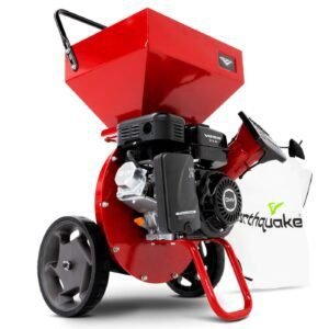 Earthquake 33968 K32 Chipper Shredder, Heavy Duty 212cc 4 Cycle Viper Engine, Chip Branches up to 3” in Diameter