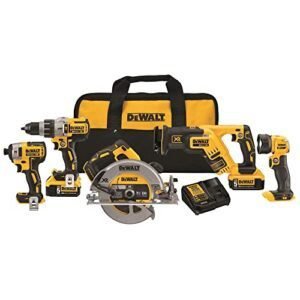 DEWALT DCK594P2 20V Max* XR 5-Tool Combo Kit