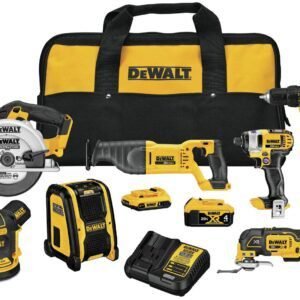 DEWALT 20V MAX* Cordless Drill Combo Kit, 7-Tool (DCK771D1M1)