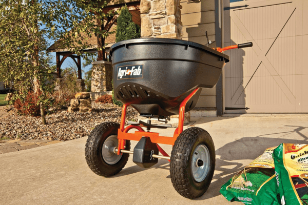 Agri-Fab Push Broadcast Spreader, 130-lb Capacity