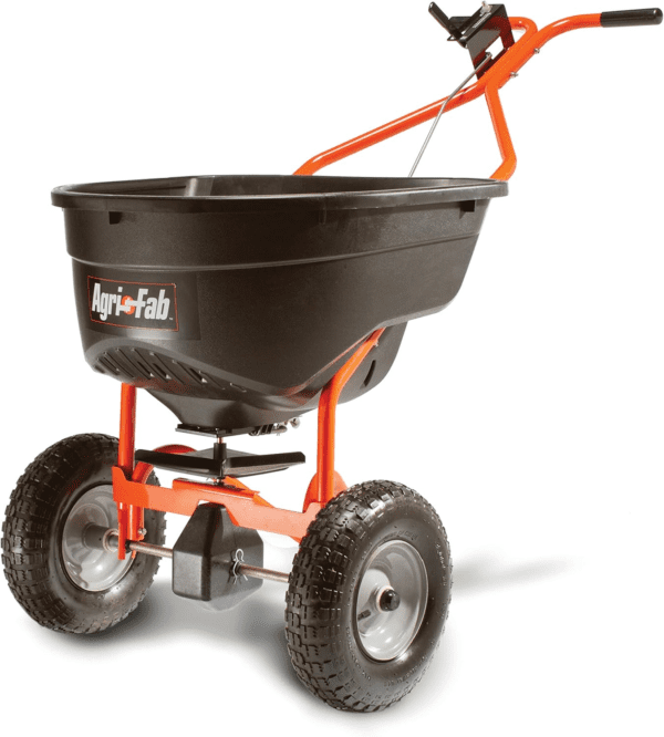 Agri-Fab Push Broadcast Spreader, 130-lb Capacity