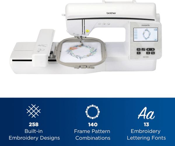 Brother Inno-vis NQ1700E Embroidery Machine With BES Blue Software