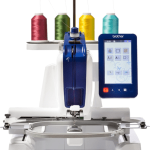 Brother Persona PRS100 Single Needle Embroidery Machine with 4-Spool Thread Stand and Free Arm Embroidery