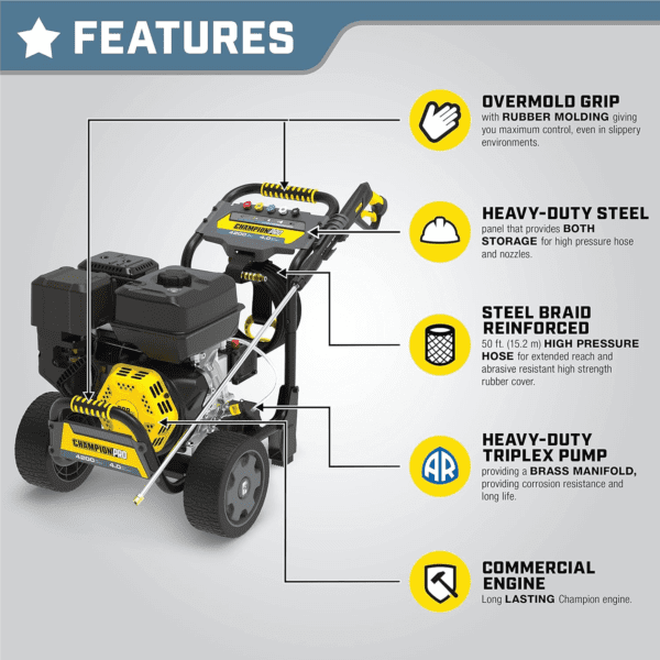 Champion Power Equipment 4200-PSI 4.0-GPM Pressure Washer