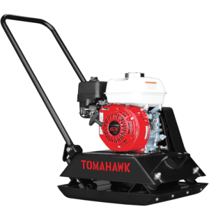 Tomahawk 5.5 HP Honda Vibratory Plate Compactor Tamper for Ground, Gravel, Dirt, Asphalt, Compaction GX160 Engine